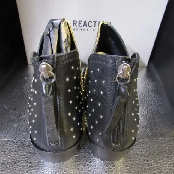 Women's Kenneth Cole  Reaction Size 9 Ankle Boots.  Black.  NWT - Picture 3 of 6